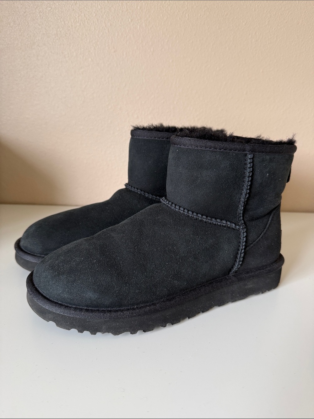 UGG Black Mini Boots 6